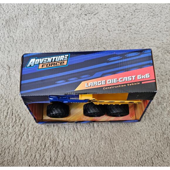 Adventure Force Vehicle Large Die Cast 6x6 Construction Truck Friction Motor - Picture 3 of 6
